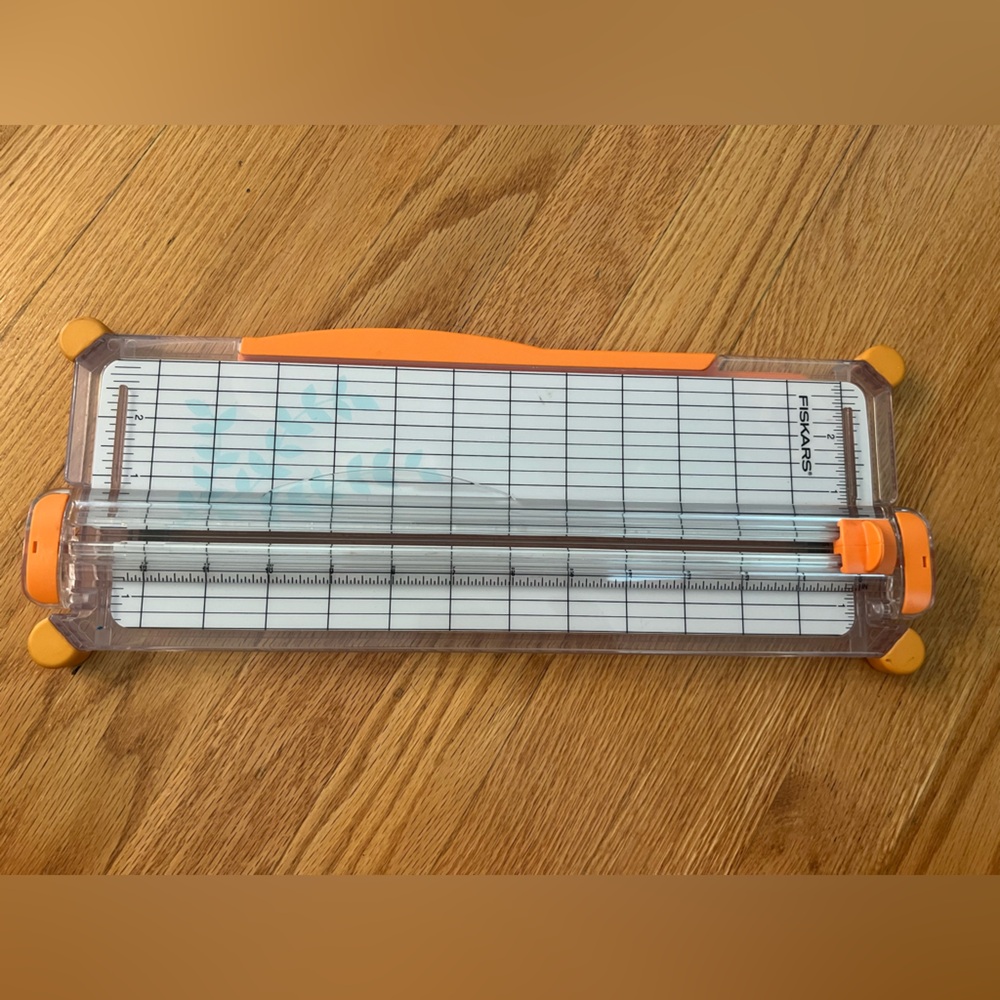 Fiskars Paper Trimmer with Orange Accents